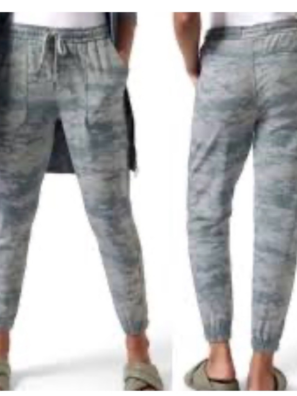 Athleta Farallon Printed Jogger in the Fog Camo M